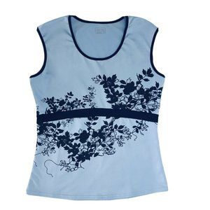 Aspire Blue Shape Enhancing Yoga Tank M
